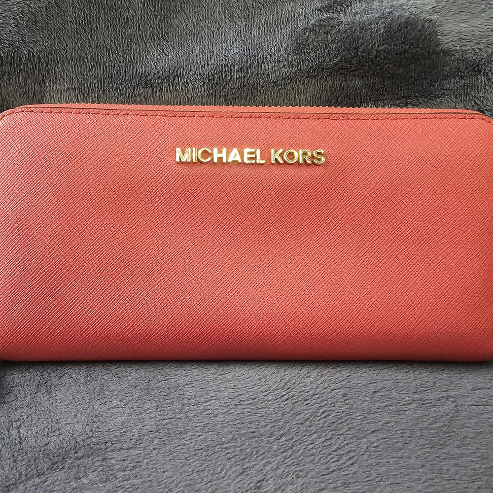 Michael Kors Vibrant Red Clutch